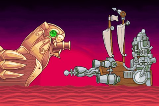 Illustration for article titled Mecho Wars Team Working on SteamPirates For iPhone, PSP